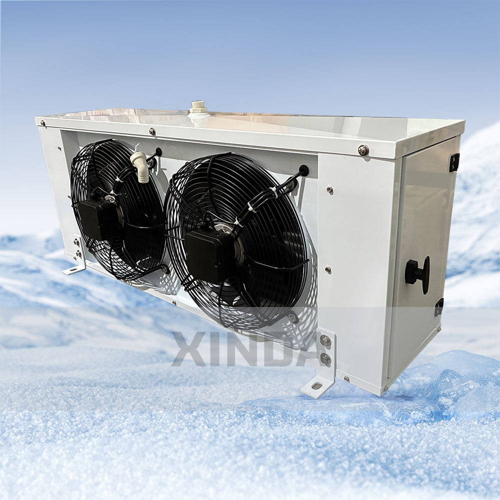 Nuevo modelo Xinda, enfriador de aire con puerta abatible y ventilación fría
