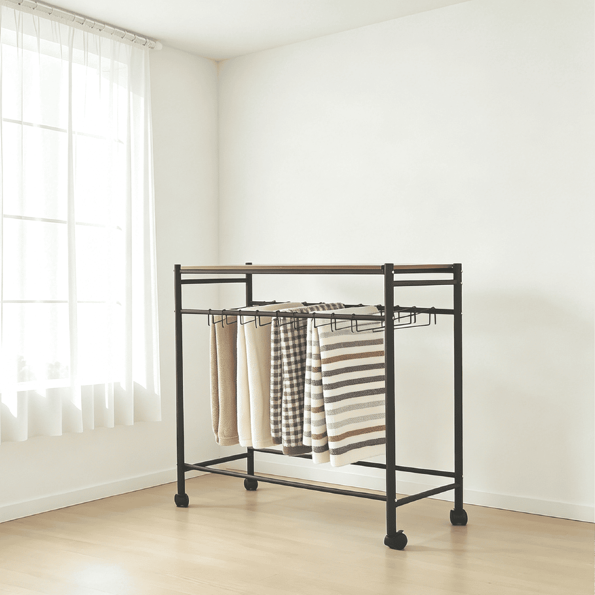 pc-008 Mobile Multi-Tier Storage Rack