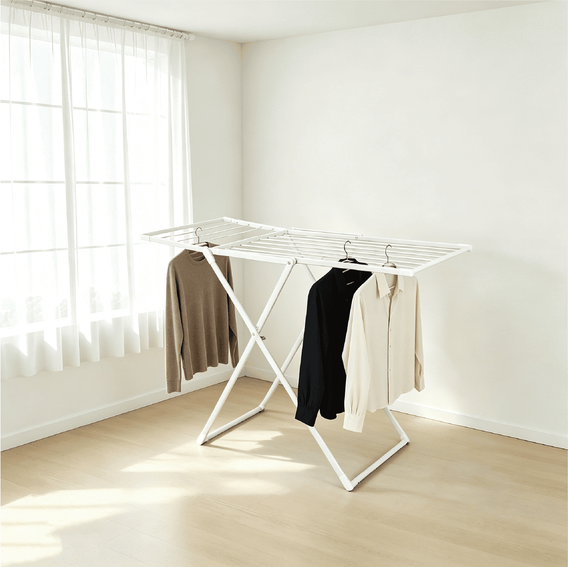 pc-014 Winged Folding Clothes Drying Rack