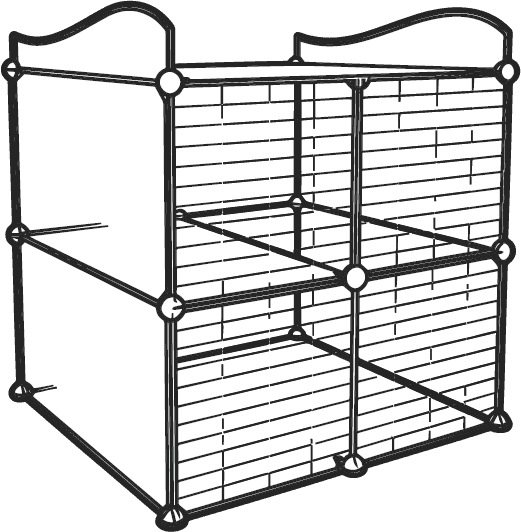 pc-019 2-Tier Panoramic Transparent Cat Cage