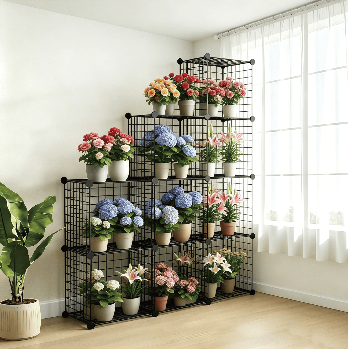 pc-032 Multi-Tier Stair-Step Plant Stand