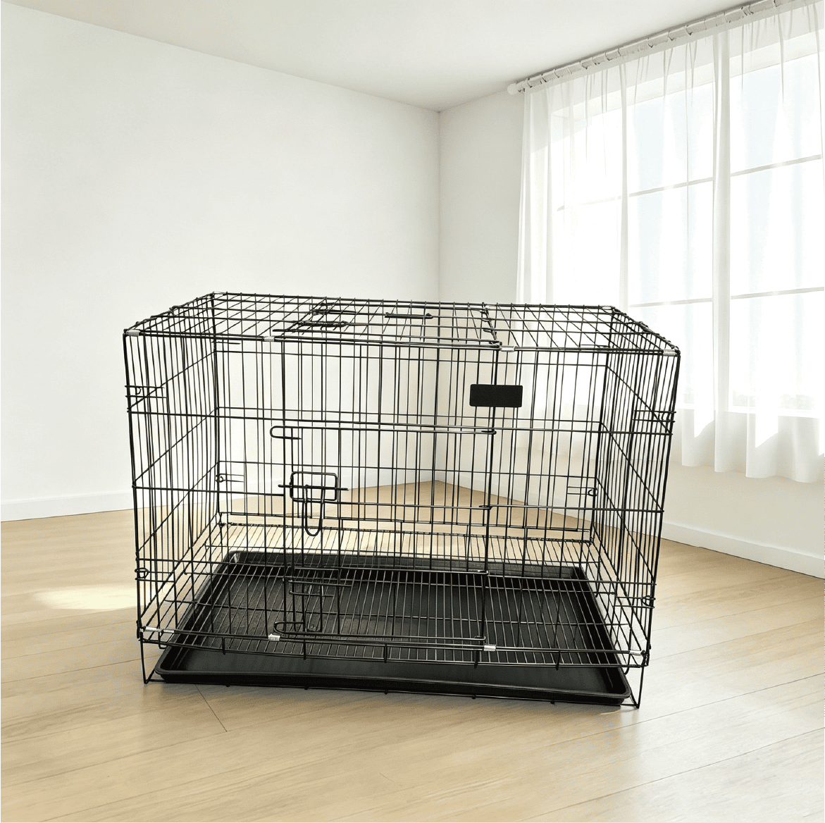 pc-035 Folding Wire Pet Cage with Top Opening