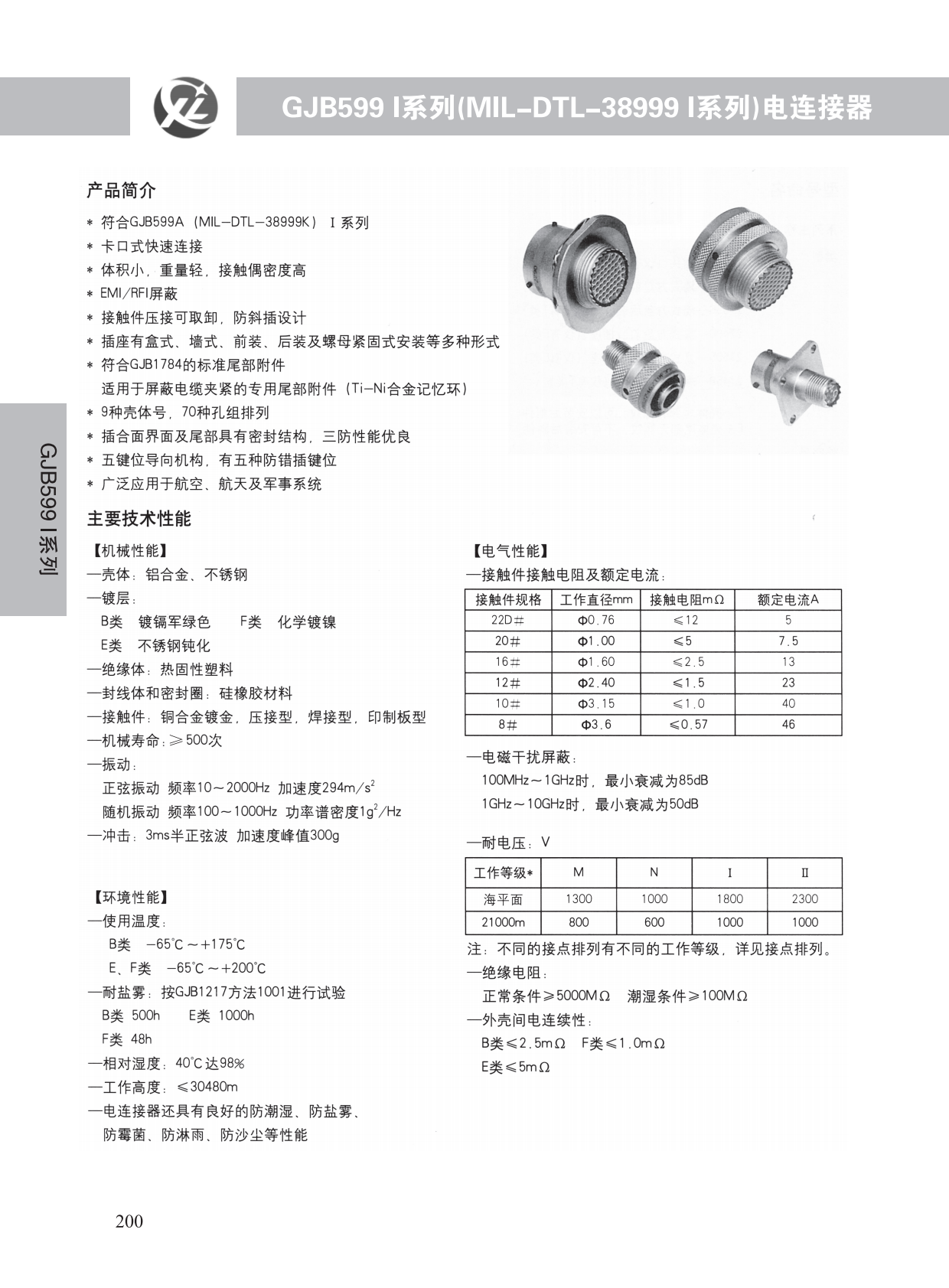 GJB599系列