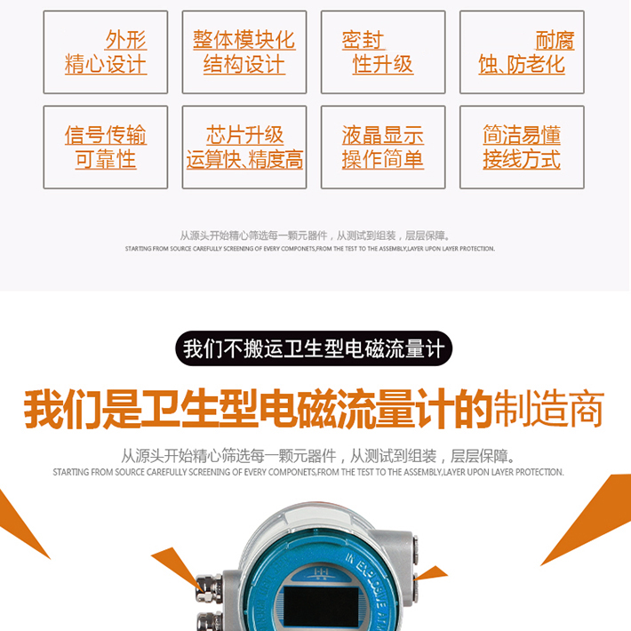 卫生型电磁流量计1