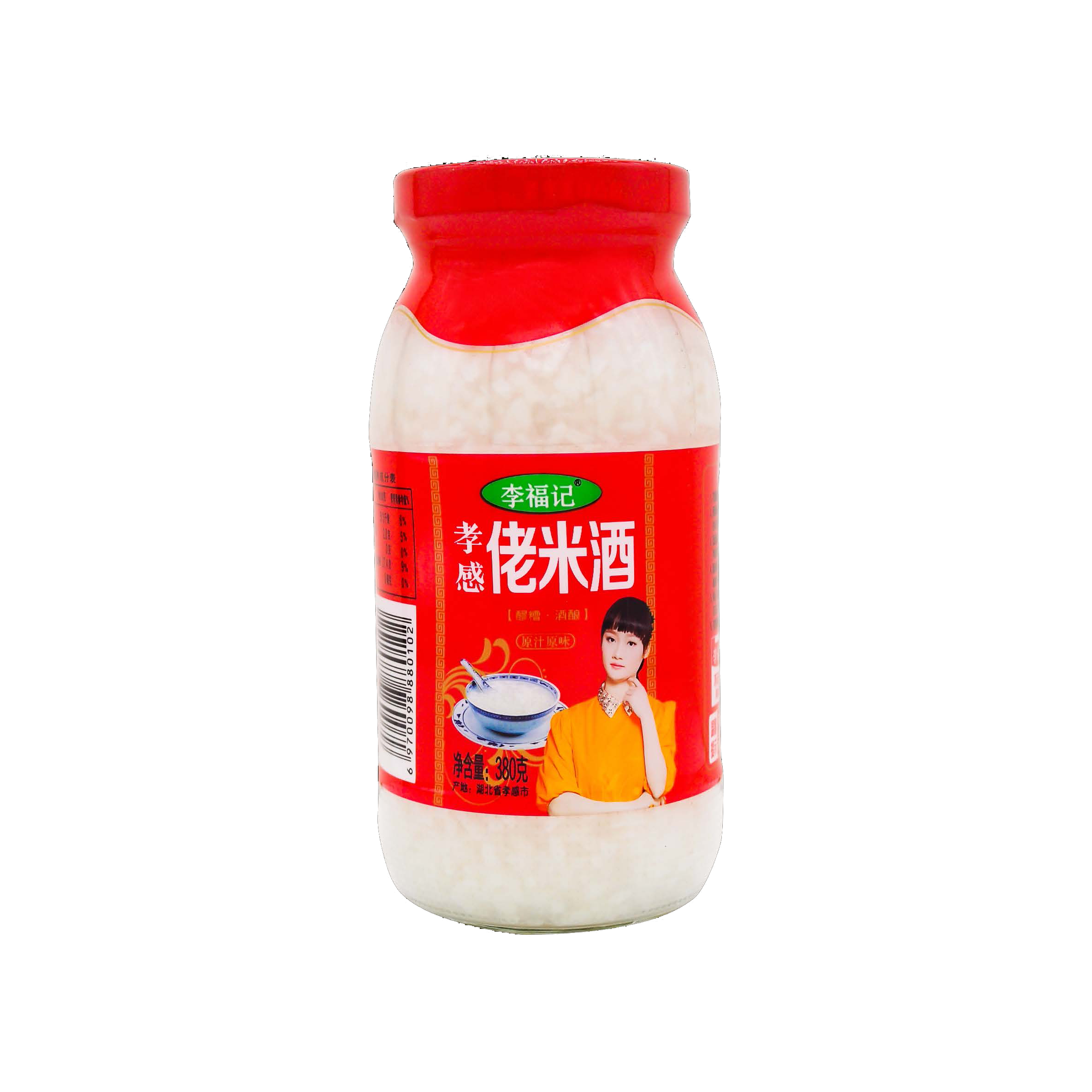 孝感佬米酒红瓶380克