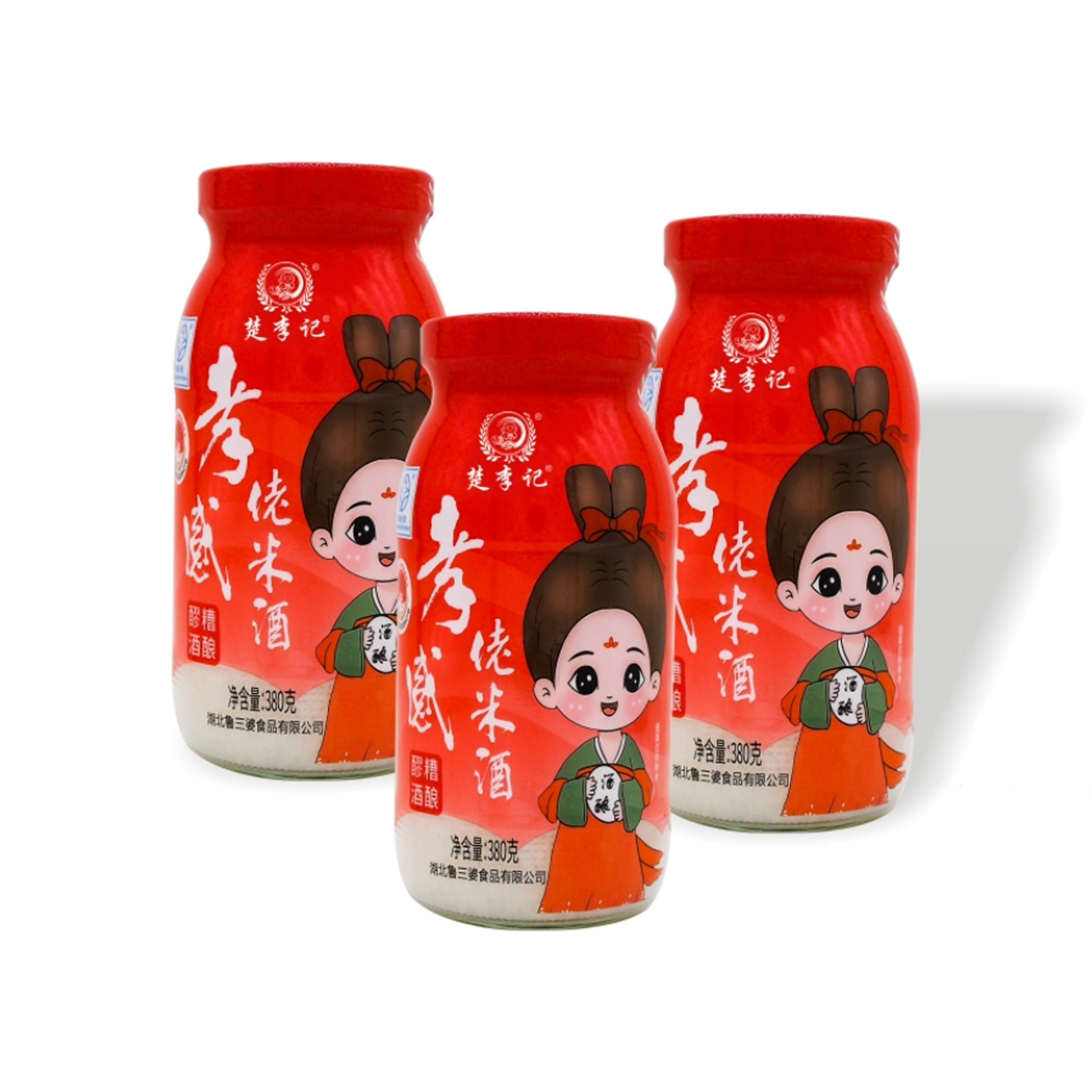 孝感佬米酒红瓶380克