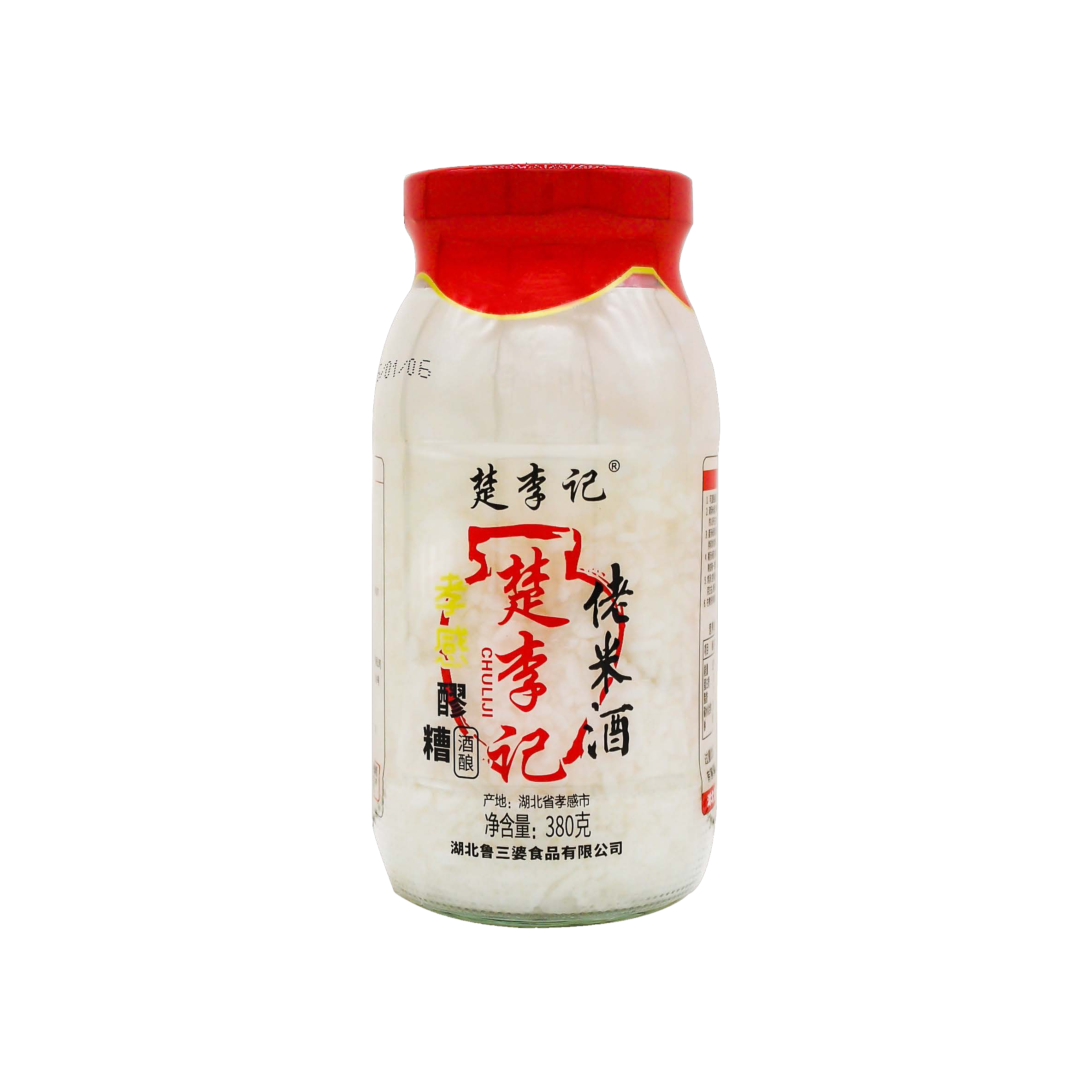 孝感佬米酒红盖380克
