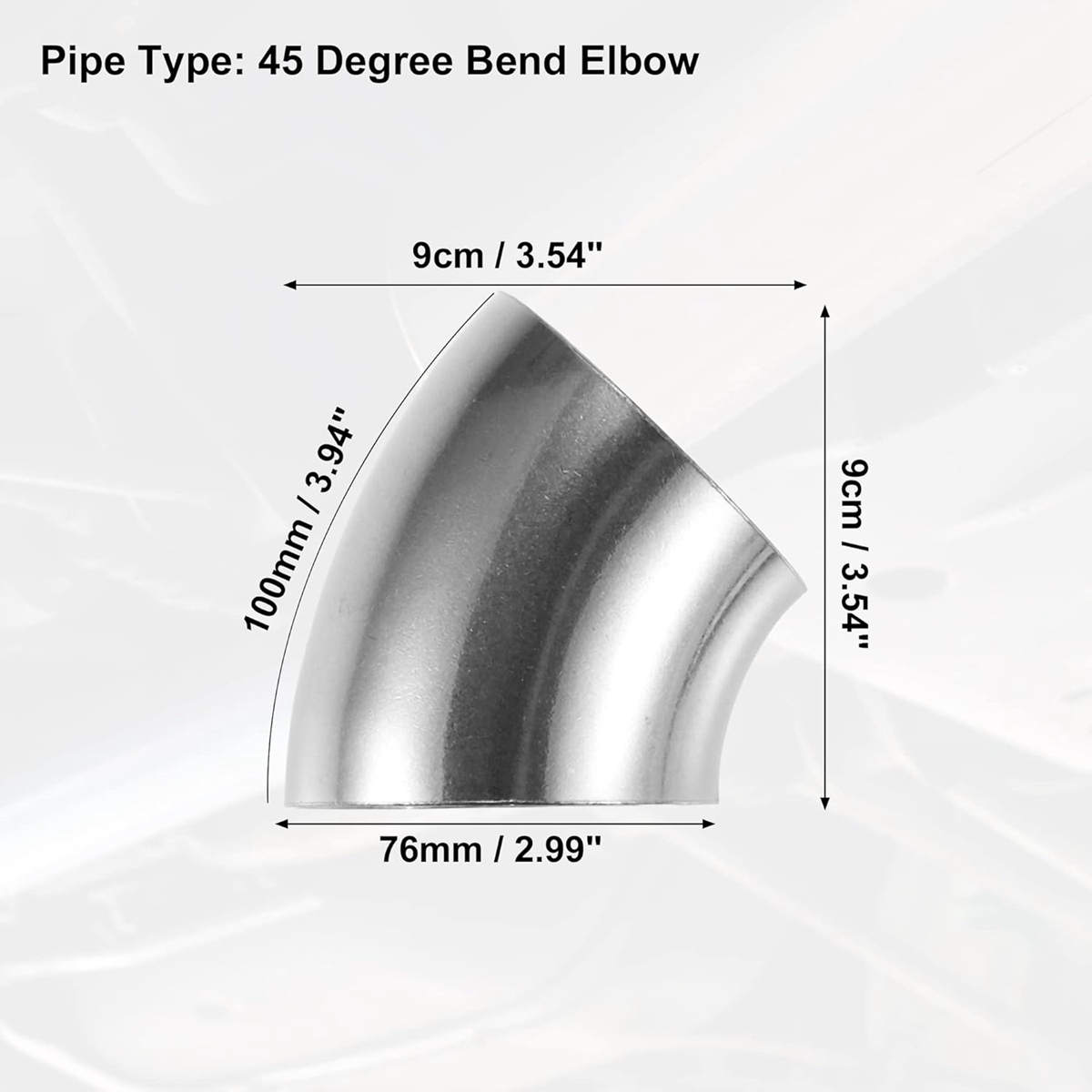 45-degree elbow