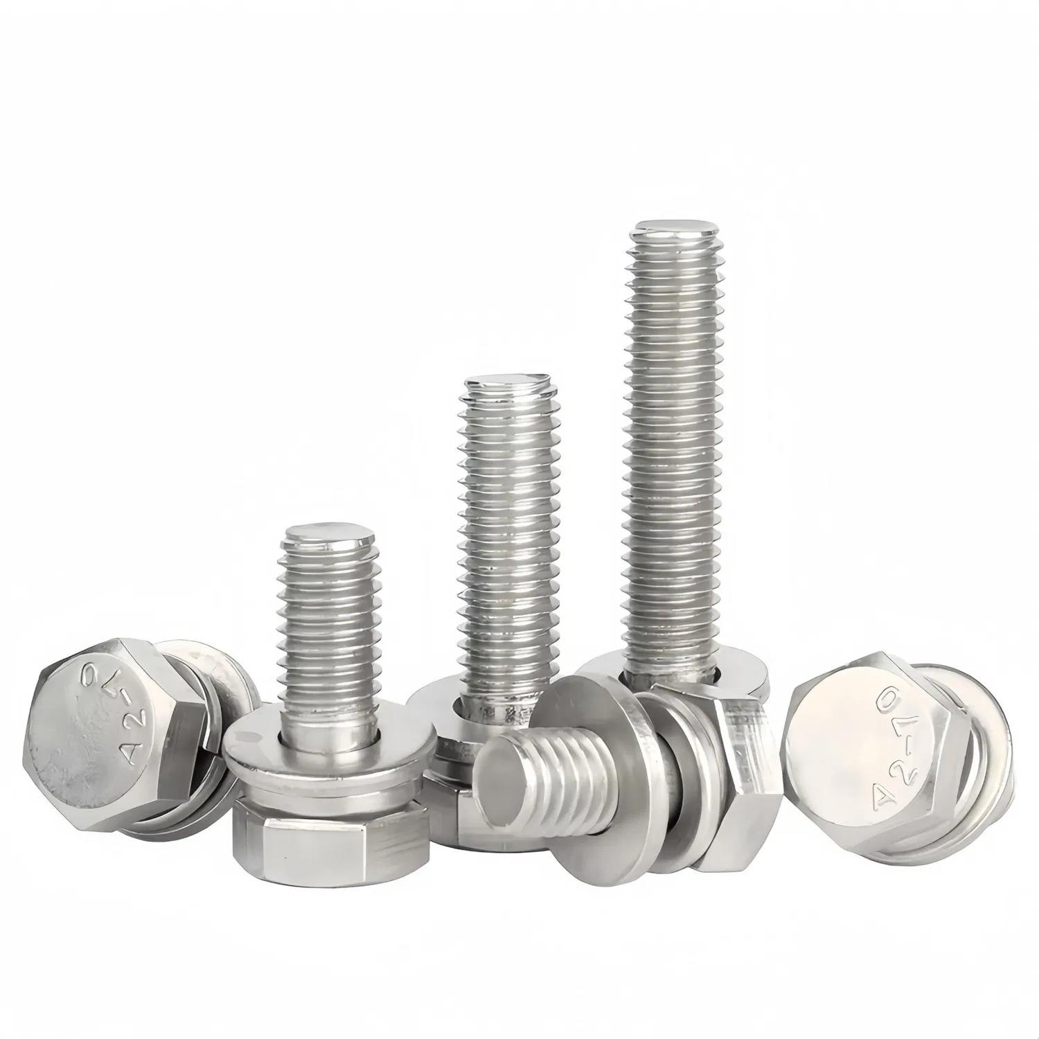 Flange bolts and nuts