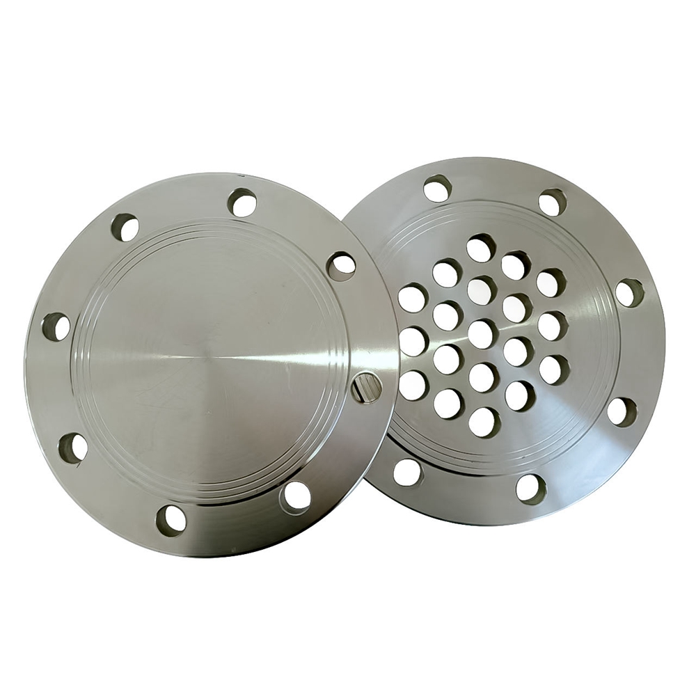 Blind plate flange