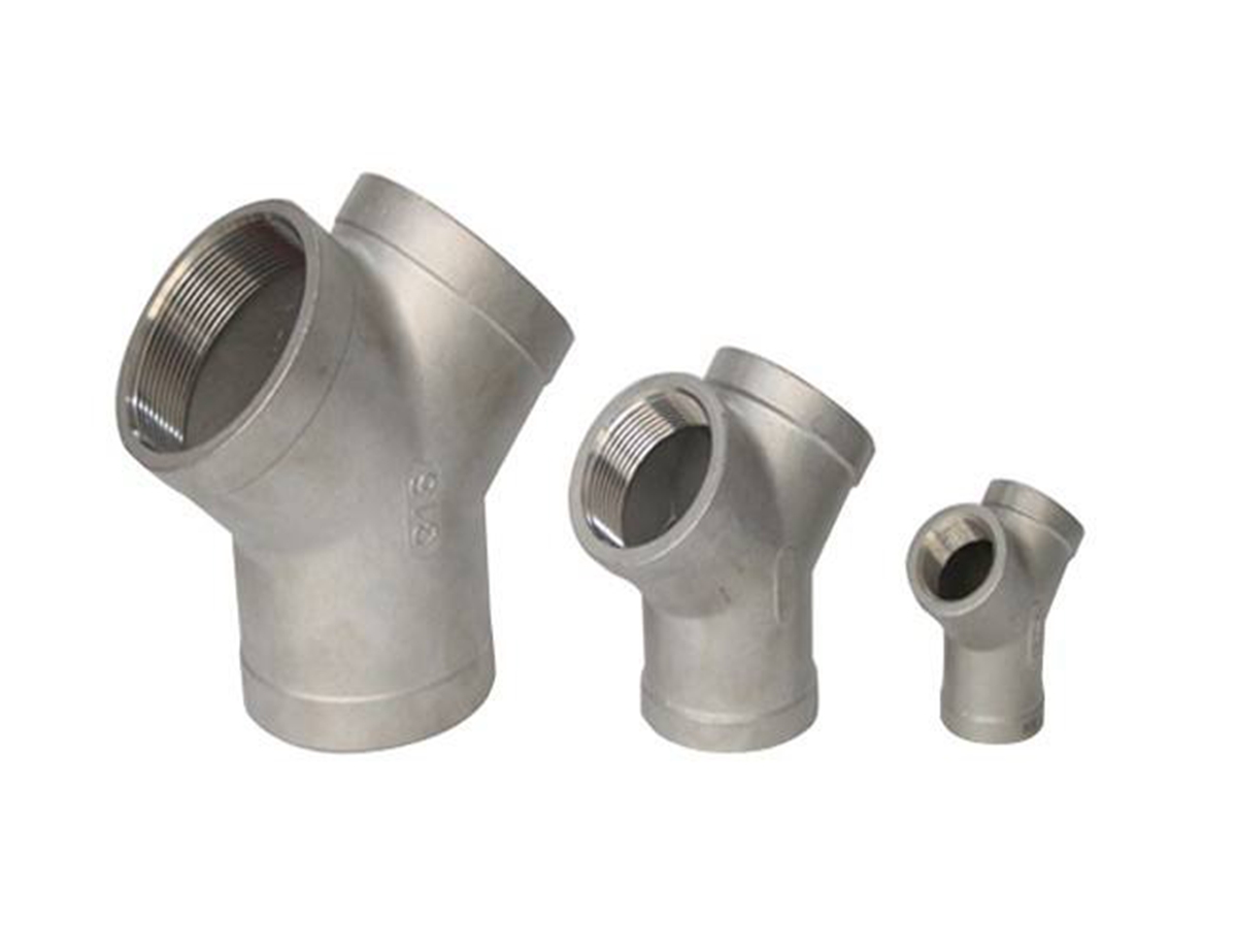 Reducer three-way fitting