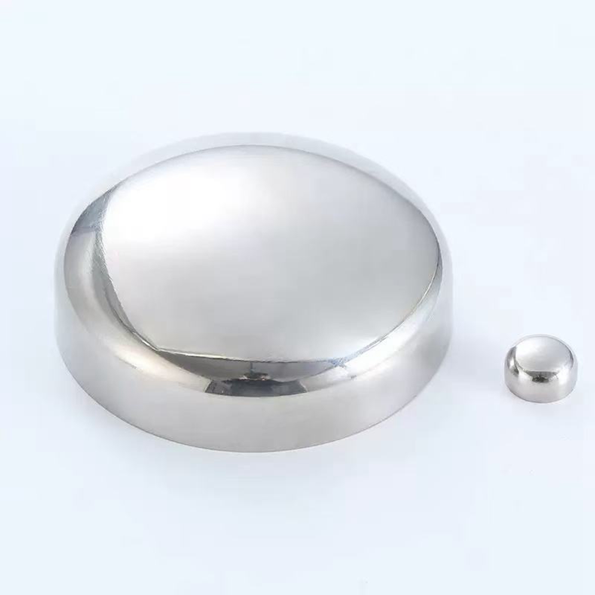Flat pipe cap