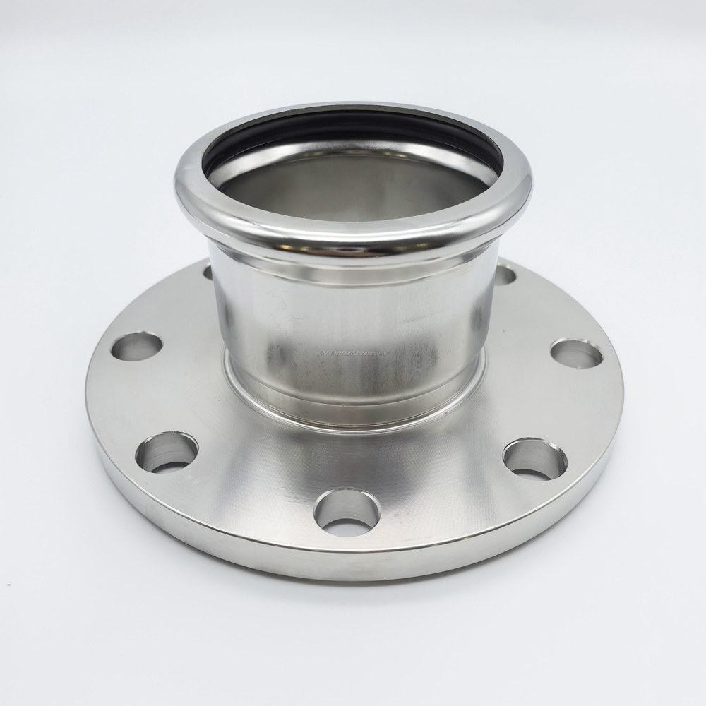 Sanitary quick-connect flange