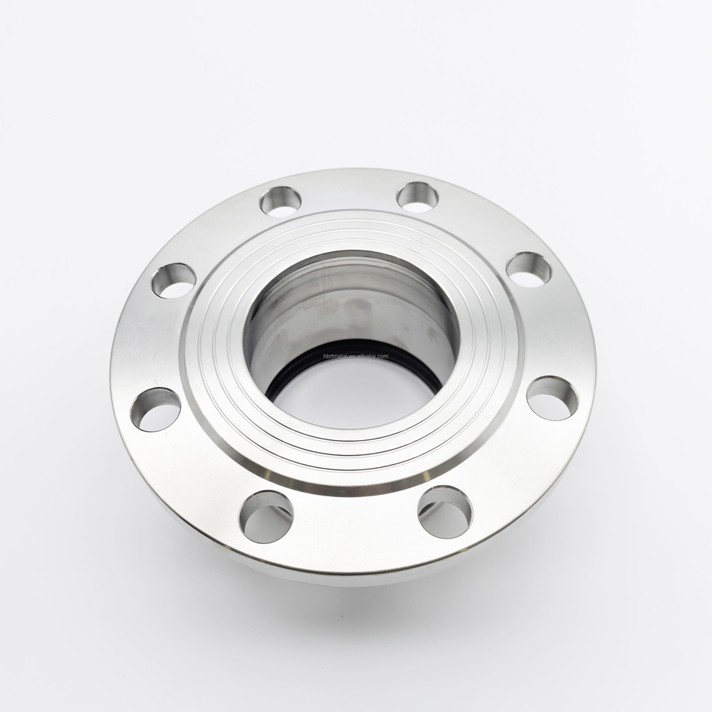 Sanitary quick-connect flange