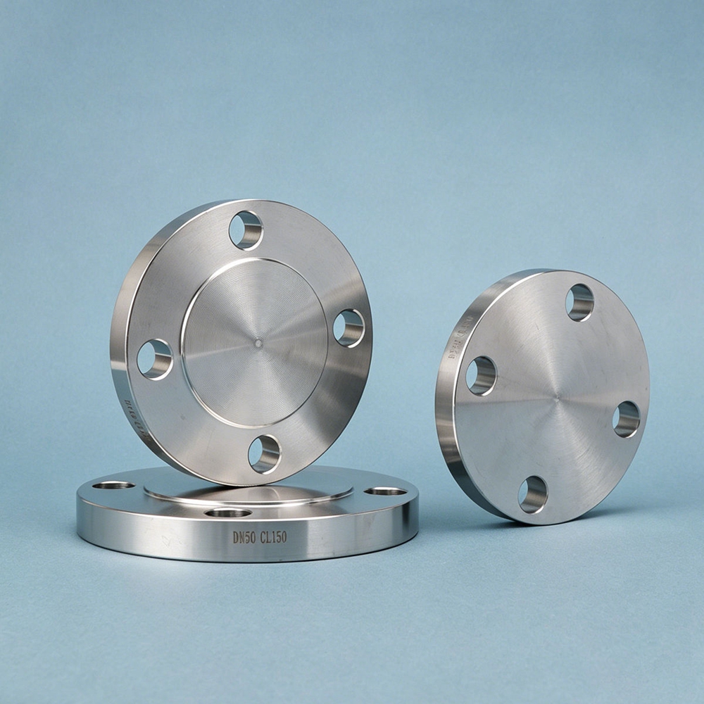 Blind plate flange