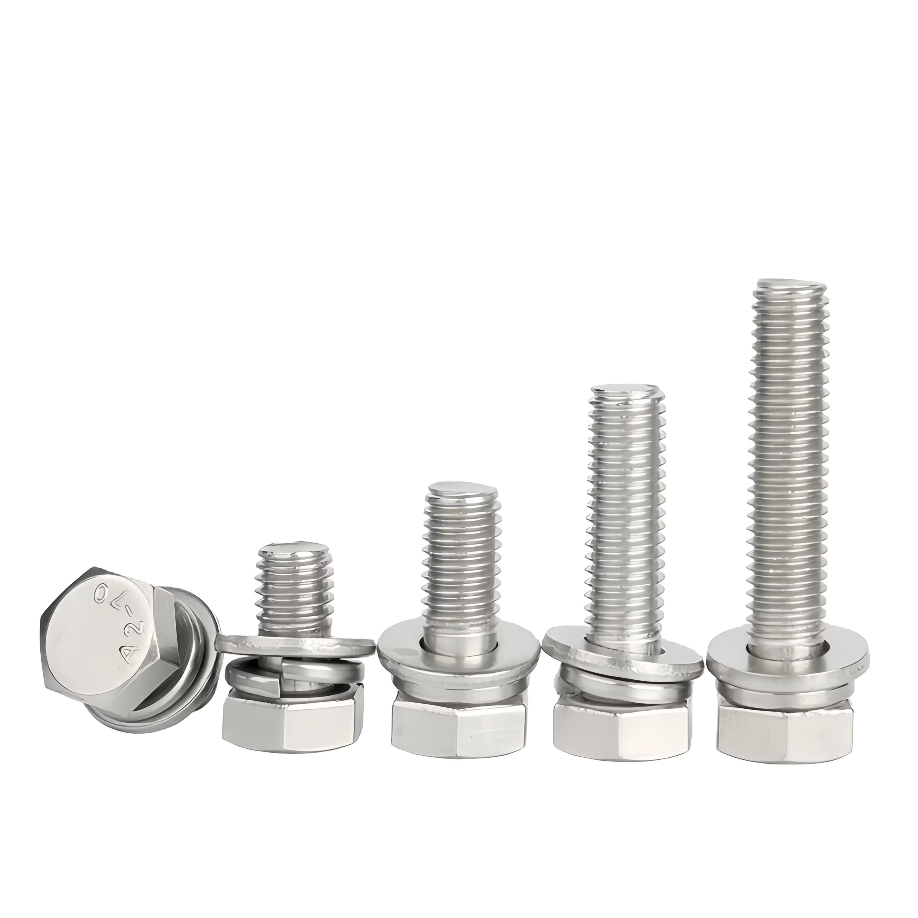 Flange bolts and nuts