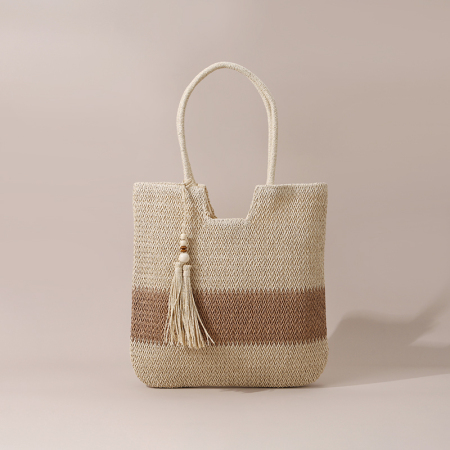 【Großhandel】#T12 Stroh-Kreuzschultertasche für Frauen
