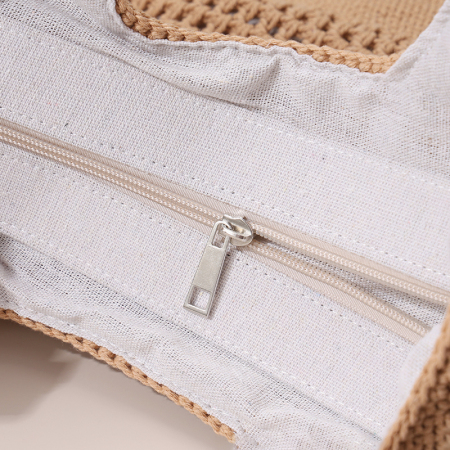 【Großhandel】#T38 Baumwoll-Kreuzfaden-Größe Großschulter-Handtasche für Frauen