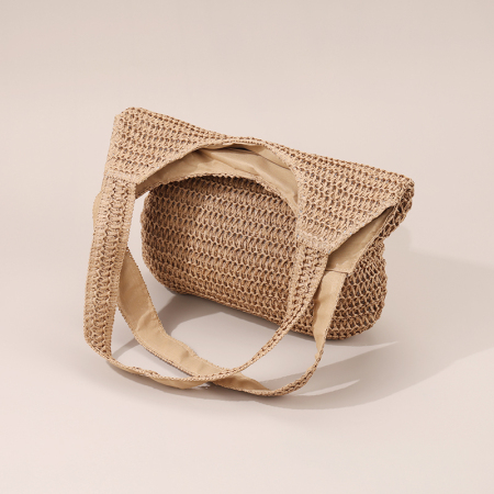 【Großhandel】T8-Traw-Crochet große Schultertasche für Frauen