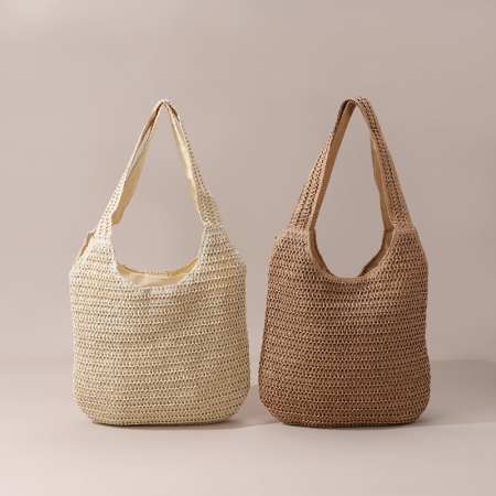 【Großhandel】T8-Traw-Crochet große Schultertasche für Frauen