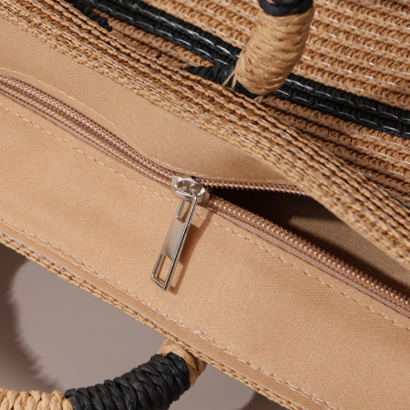 【Großhandel】#T1 Pappschachtel aus Stroh, Damen-Tasche