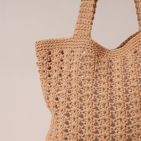 【Vente en gros】#T36 Sac femme crochet en coton grand épaule | Design creux