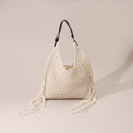 【Großhandel】#T30 Baumwoll-Kreuzfahrt-Tasche für Frauen | Hohl-Design