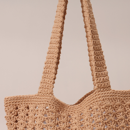 【Vente en gros】#T36 Sac femme crochet en coton grand épaule | Design creux