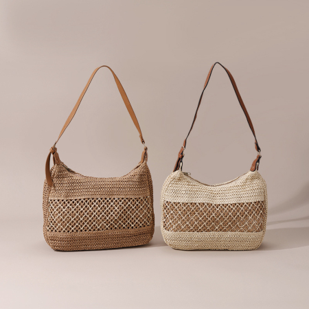 【Großhandel】#T5 Pappschlange-Kreuz- Schultertasche für Frauen | Hohles Design