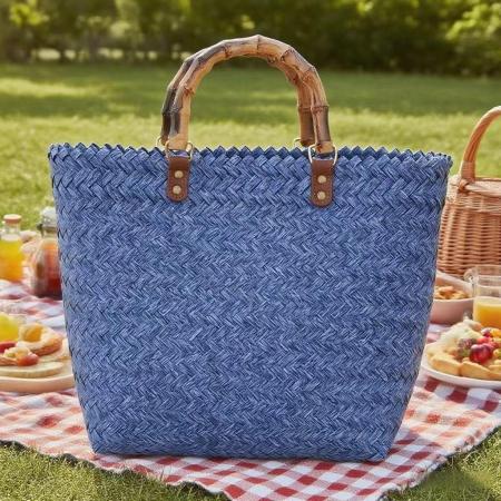 B6 Rattan-Webtasche