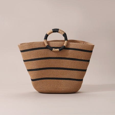 【Großhandel】#T1 Pappschachtel aus Stroh, Damen-Tasche