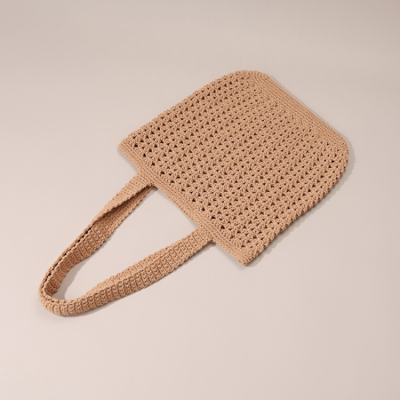 【Vente en gros】#T36 Sac femme crochet en coton grand épaule | Design creux