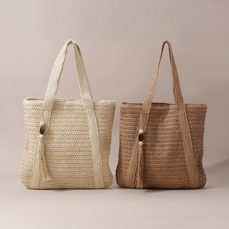 【Vente en gros】#T3 Sac à main femme grand modèle crochet straw pour plage