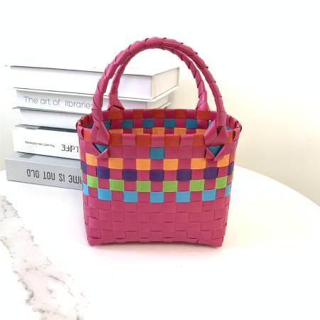 B1 maßgeschneiderte gewebte Korb-Tasche