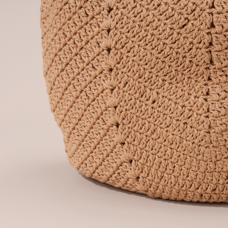 【Vente en gros】Sac femme à large épaule en coton crochet T35