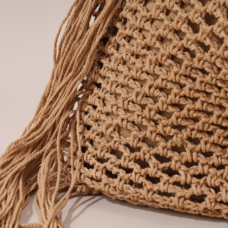 【Großhandel】#T30 Baumwoll-Kreuzfahrt-Tasche für Frauen | Hohl-Design