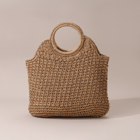 【Großhandel】#T20 Stroh-Kreuzfahrt-Handtasche für Frauen
