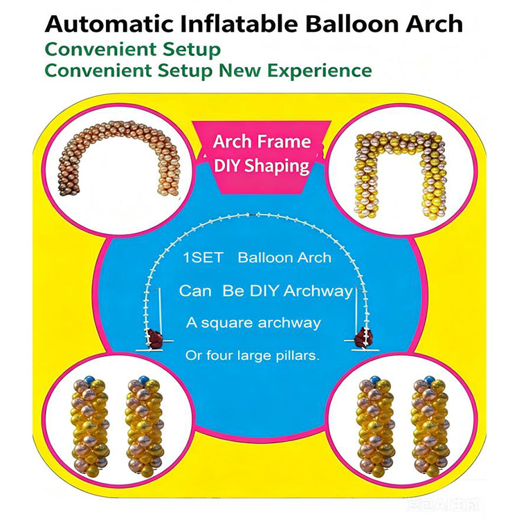 Automatic Inflating Balloon Arch