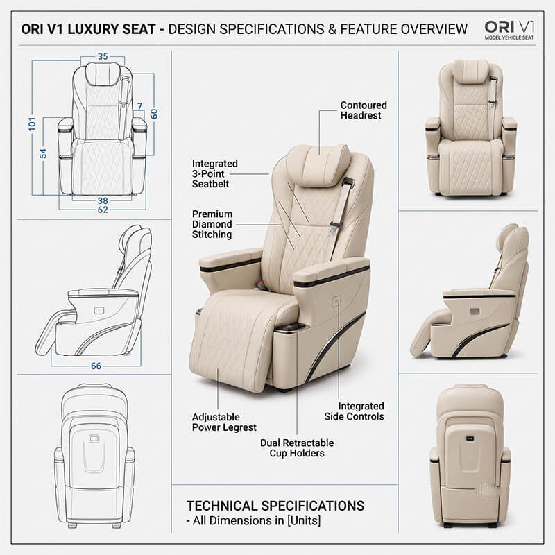 Ori V1 Alphard-Inspired Luxury Captain Seat