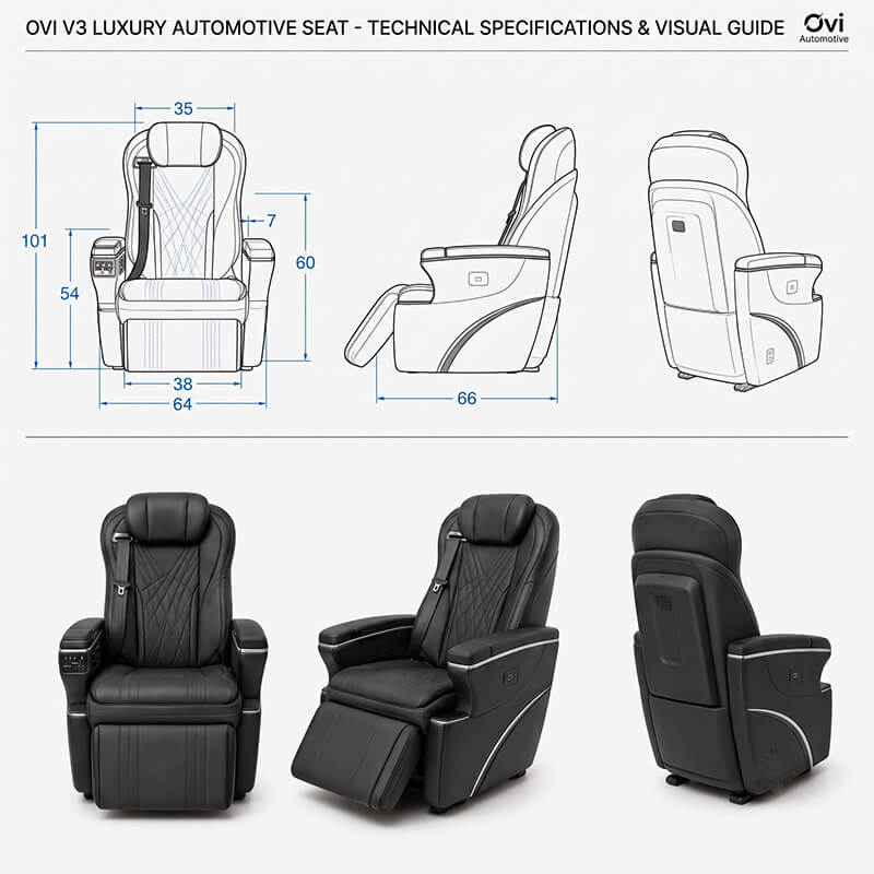 Ori V3 Grand-Style Luxury Captain Seat