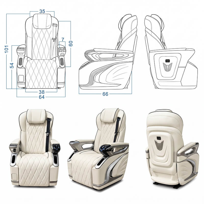 Crystal Throne Flagship Luxury Captain Seat