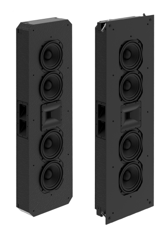 Alcons IRP24全频扬声器  嵌入式影院沉浸式扩声系统音柱