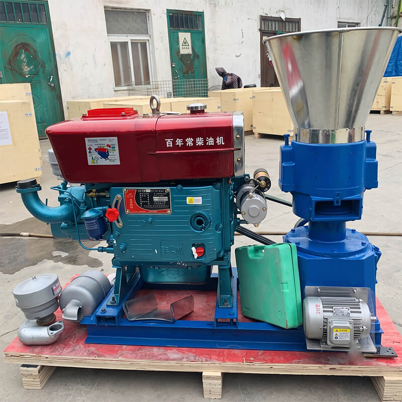Commercial 210 Flat Die Feed Pellet Machine