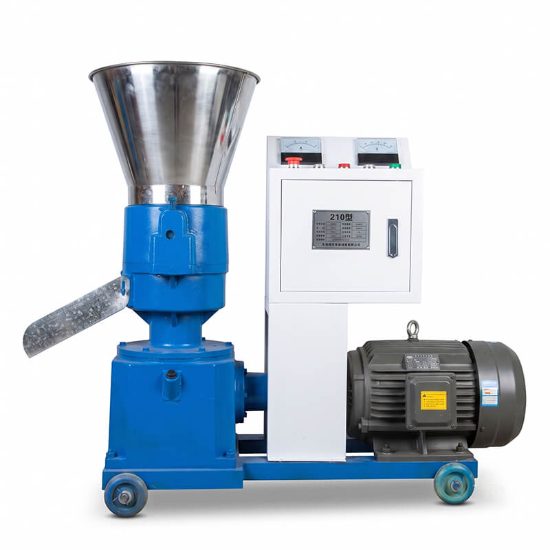 Commercial 210 Flat Die Feed Pellet Machine
