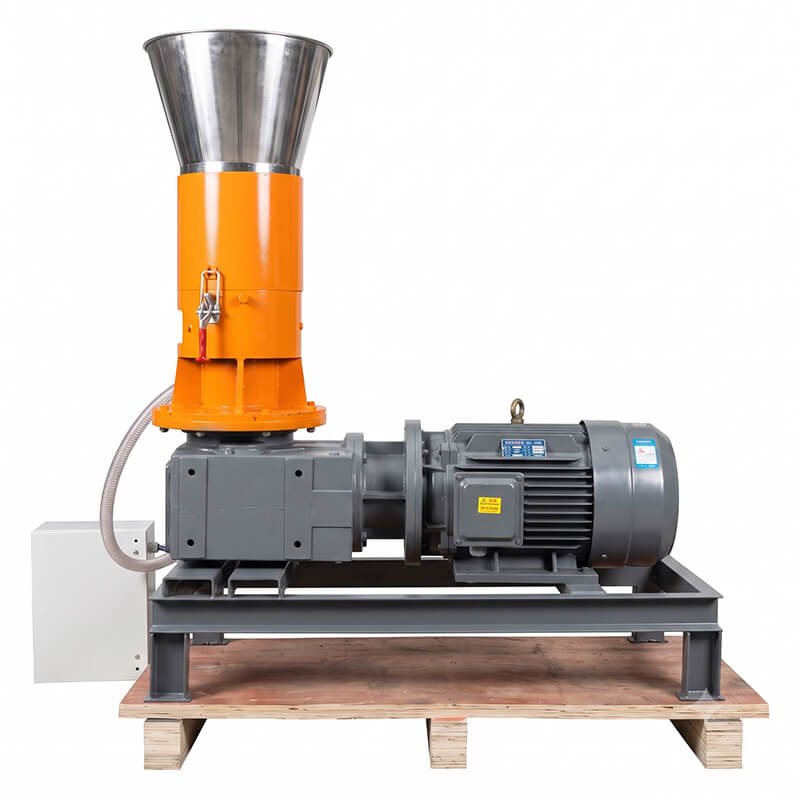 Industrial Flat Die Wood Pellet Mill | Biomass Pellet Making Machine