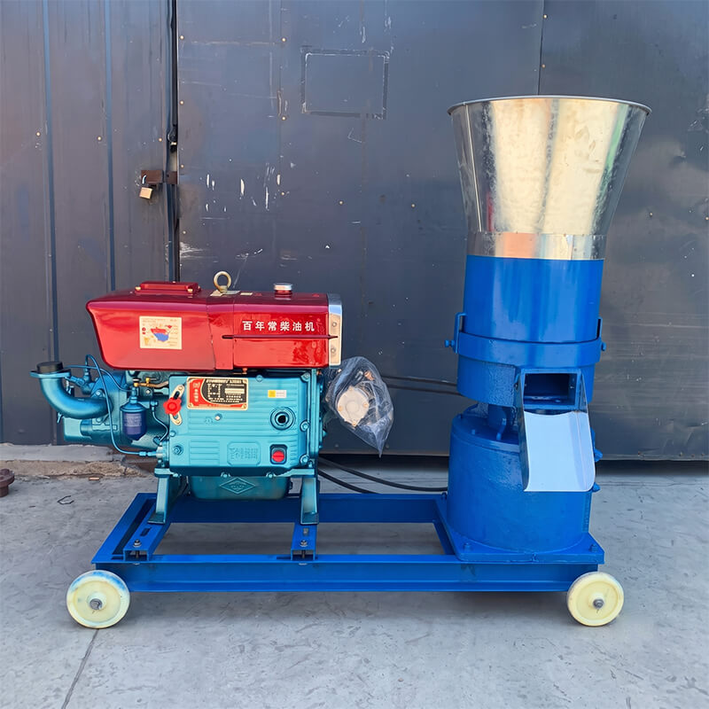 Commercial 400 Flat Die Feed Pellet Machine