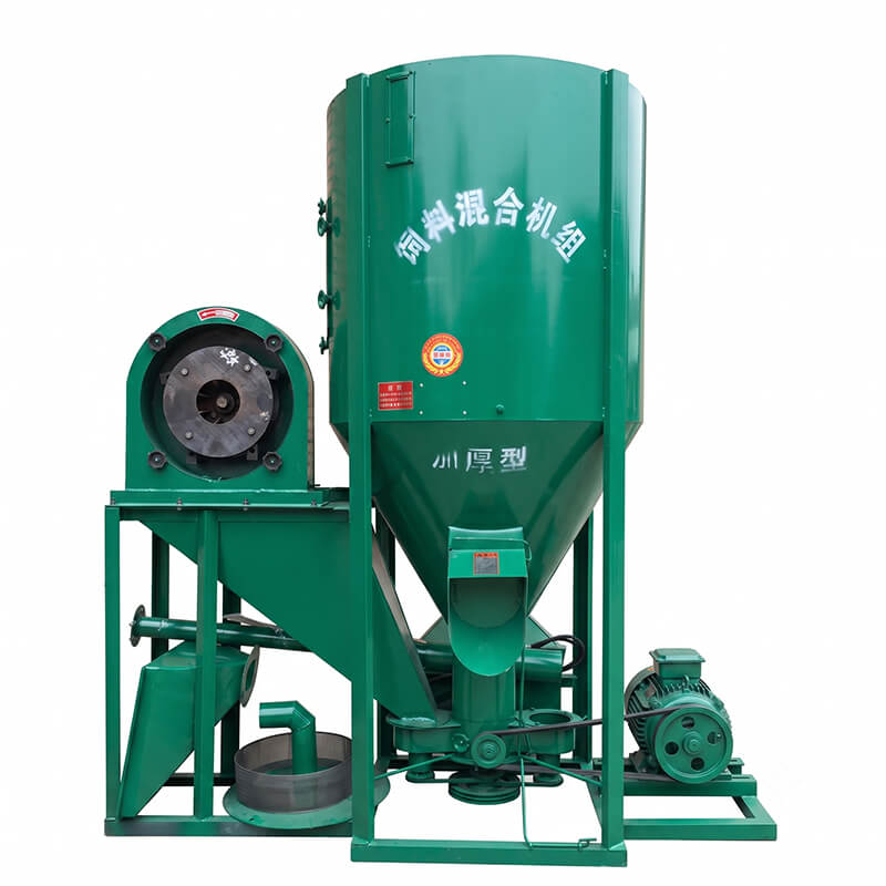 Industrial Integrated Feed Crusher and Mixer Machine