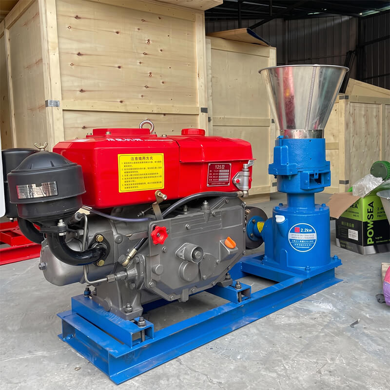 125 Flat Die Feed Pellet Mill (80-100 kg/h)