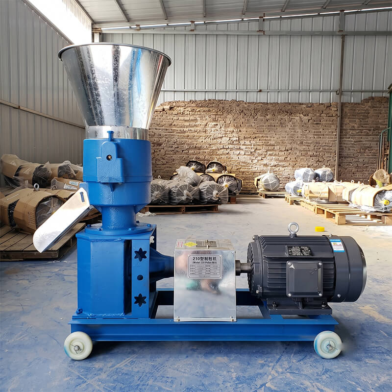 Commercial 210 Flat Die Feed Pellet Machine