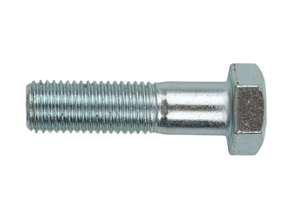 Blue-White Zinc-Plated Hex Bolts